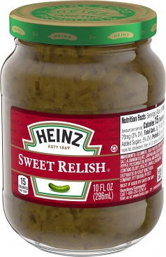Heinz Sweet Relish 296ml-10FL OZ